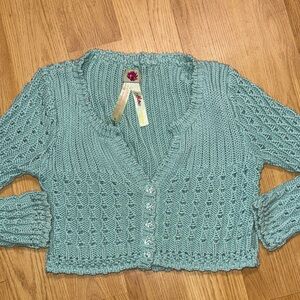 Moe girls size Large L sweater Knit Cardigan Sweater